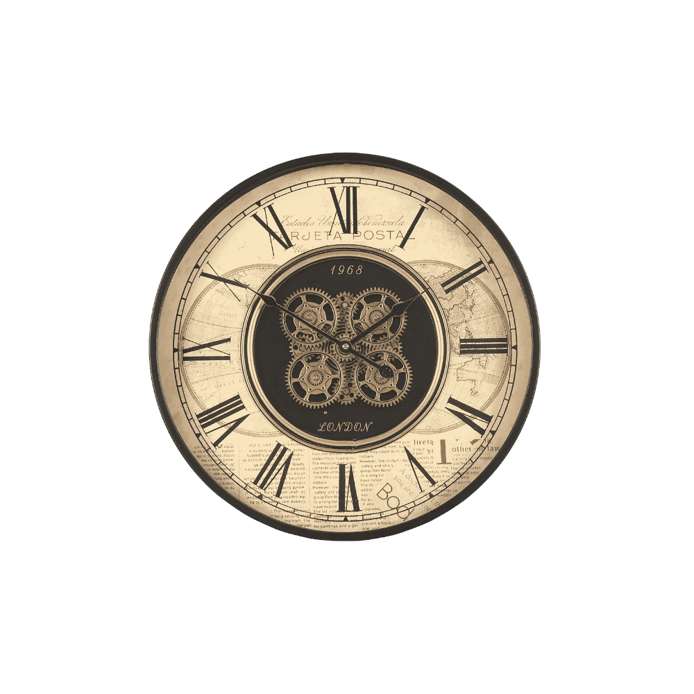 1968 London Metal Clock
