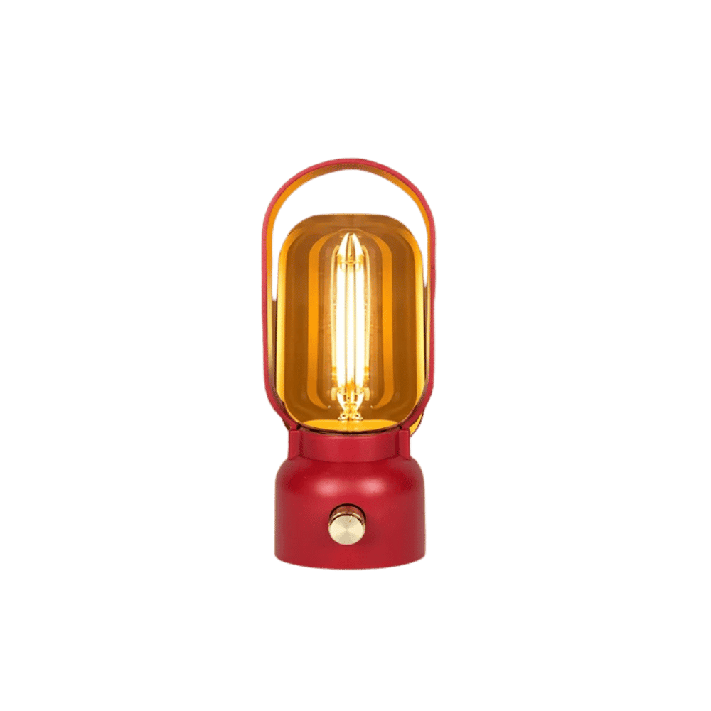 Portable LED lantern lamp size and dimension reference