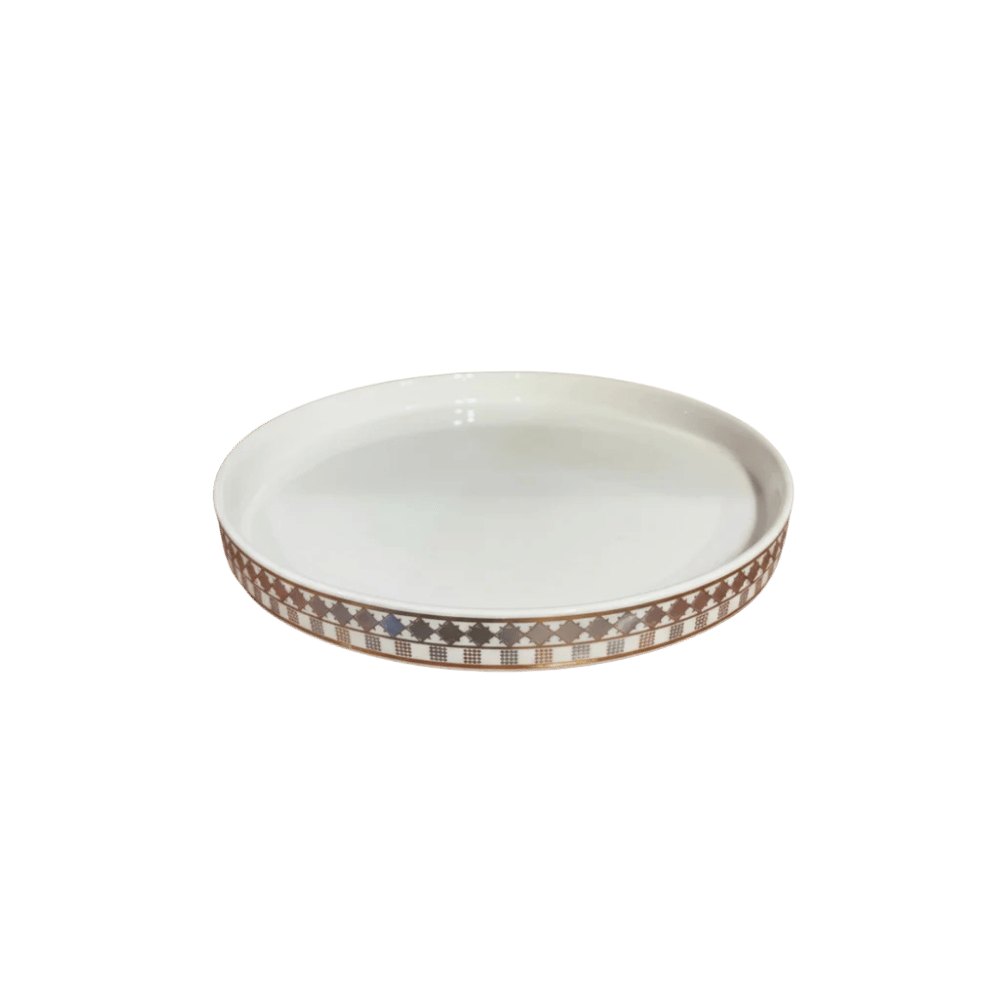 Imperial white bath set, side view