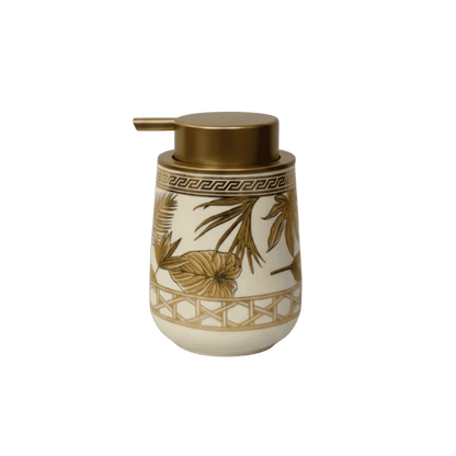 Palm Luxe bath set, tray detail