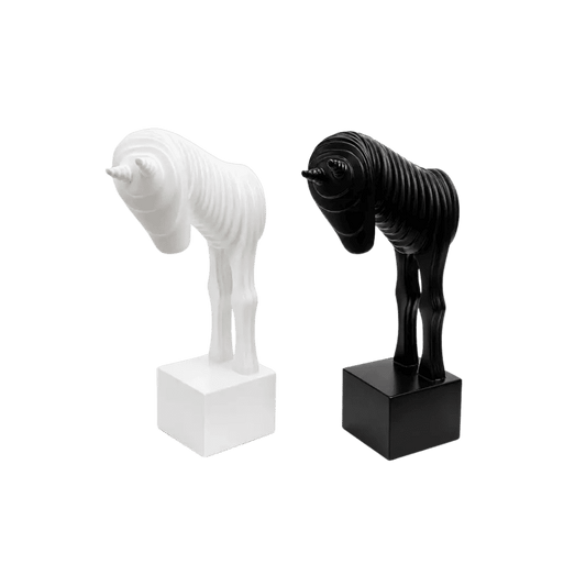 Abstract horse sculpture for shelves or console display