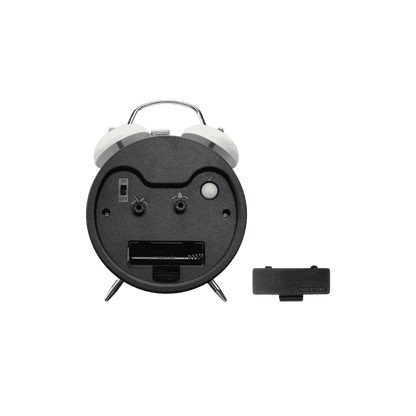 Alarm clock, back view