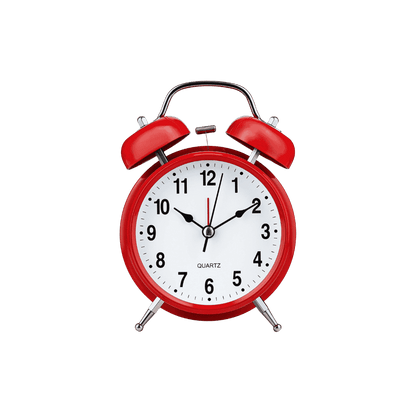 Alarm clock styled on a nightstand