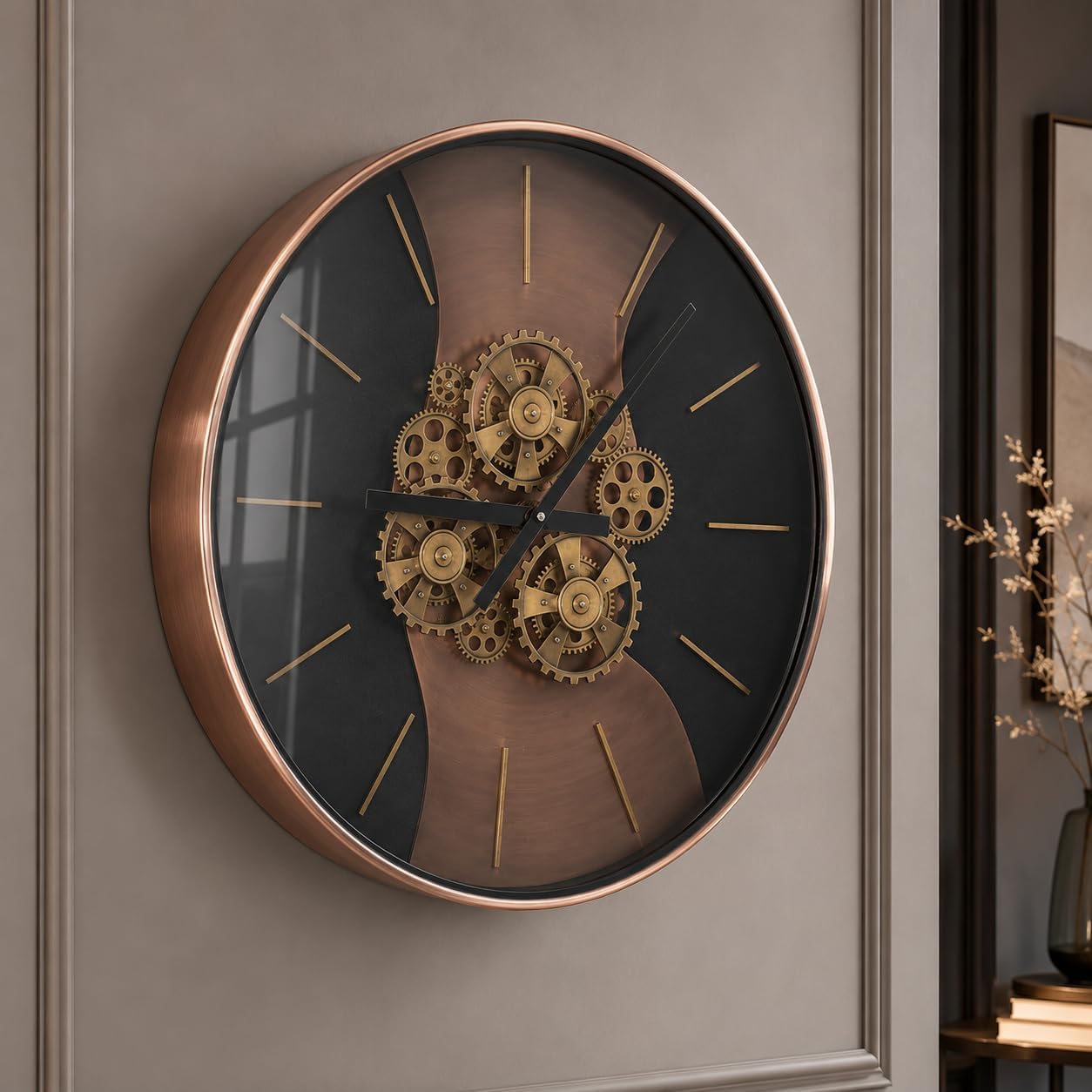 Antique Gear Wall Clock