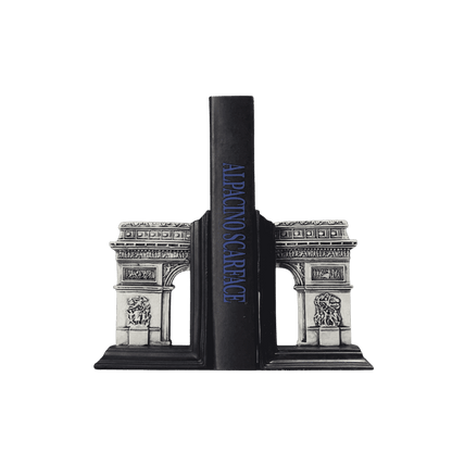 Arc de Triomphe bookends for bookshelves