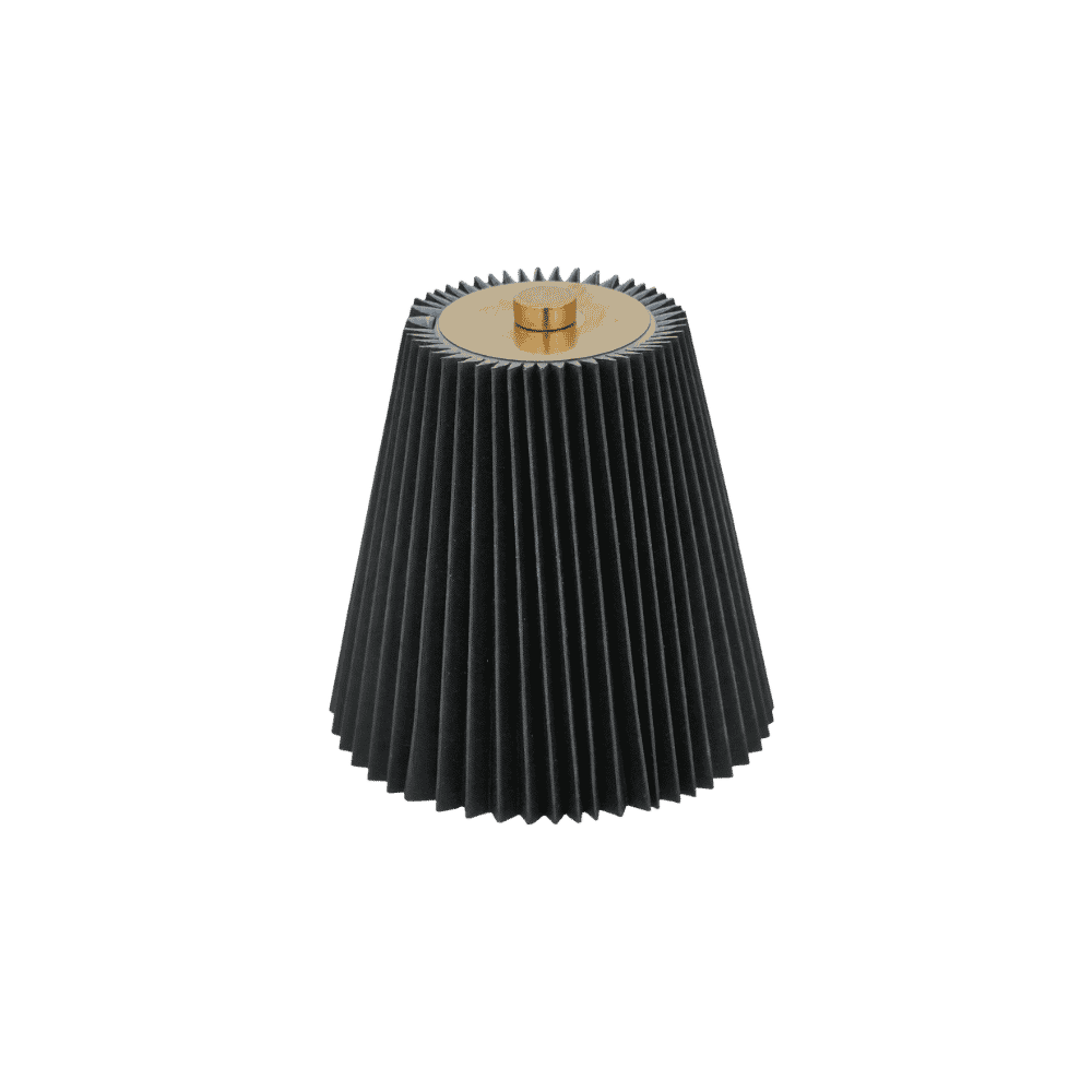Cordless fabric table lamp, alternate view