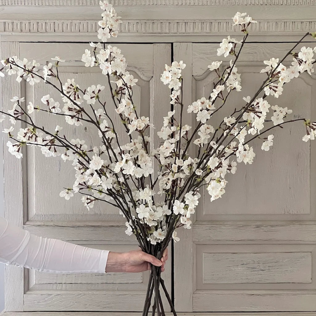 Faux cherry blossom branch for vases and floral arrangements
