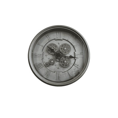 Skeleton wall clock for living room or office