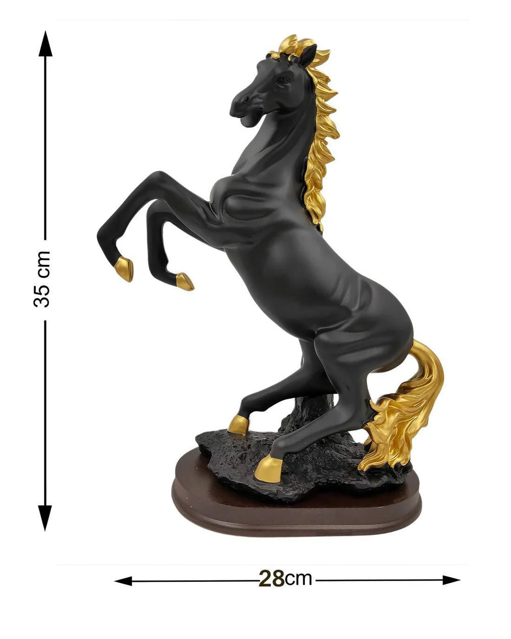 Black Horse Sculpture
