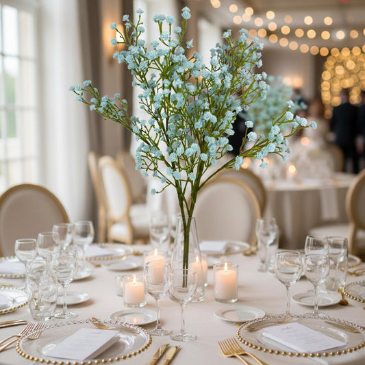 Light Blue Gypsophila Stem