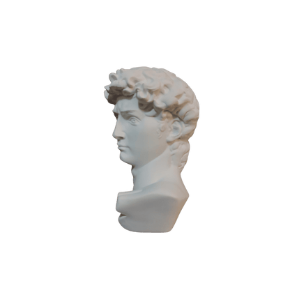 Michelangelo David sculpture, close-up detail