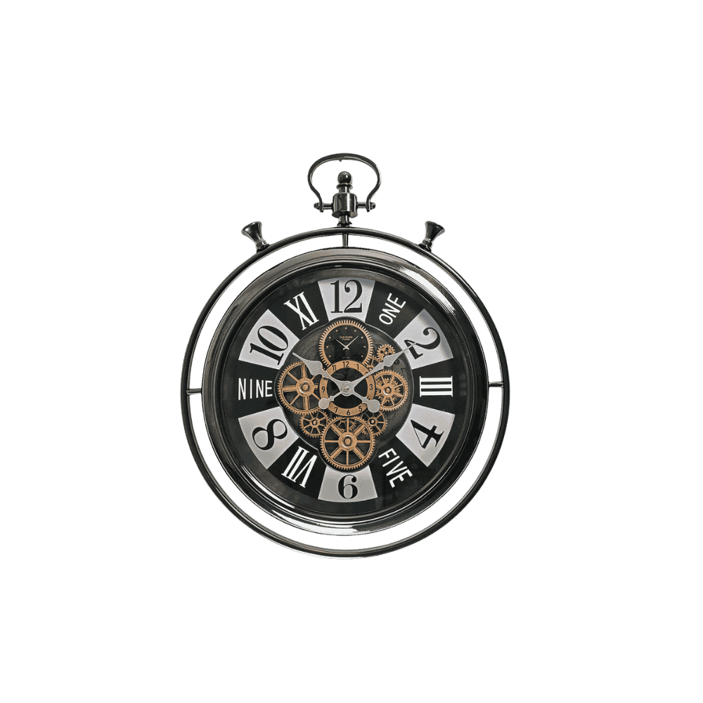 Moneghetti Moving Gears Wall Clock