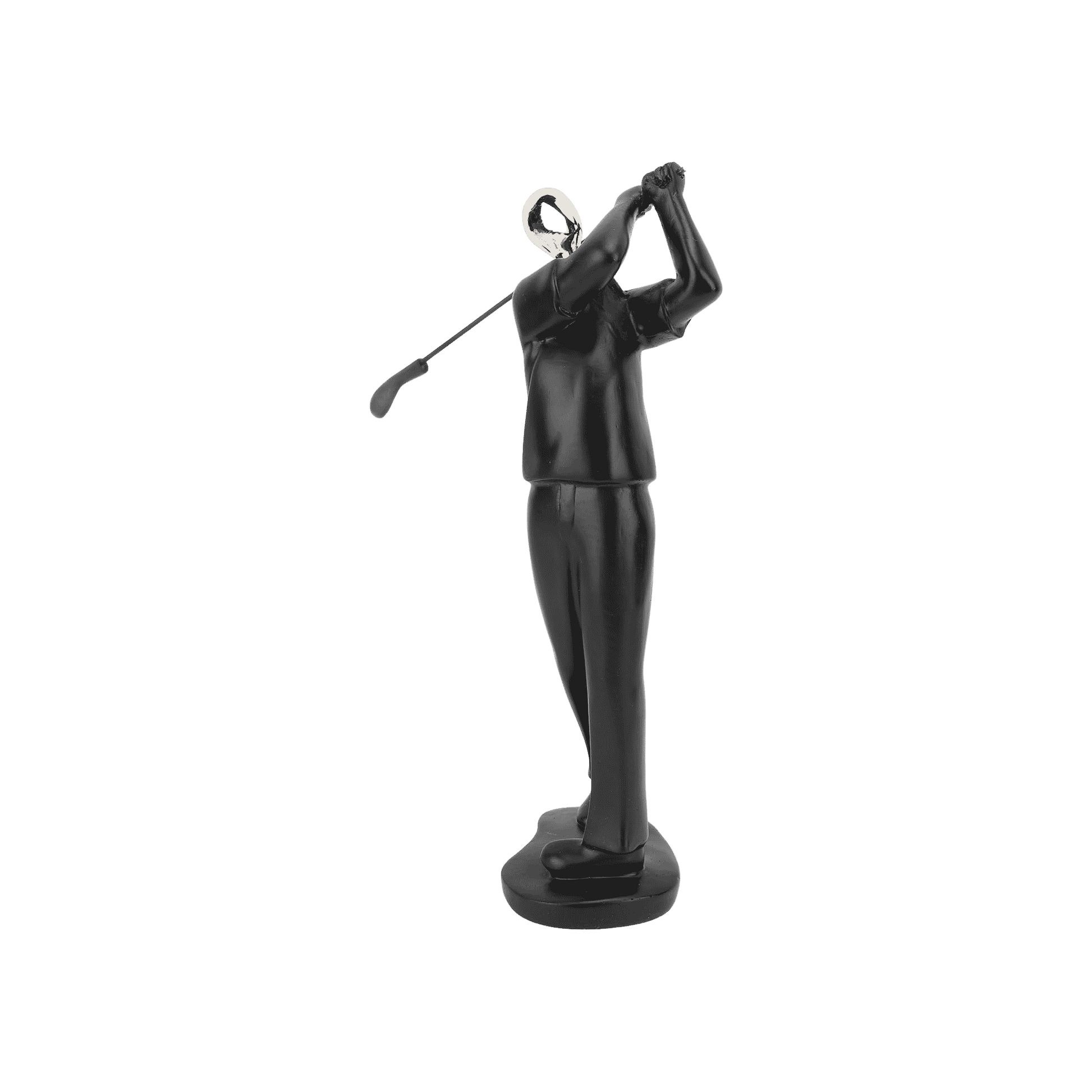 Polo player figurine sculpture for shelves or desks
