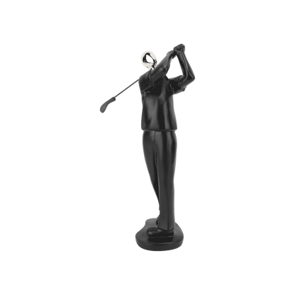 Polo player figurine sculpture for shelves or desks