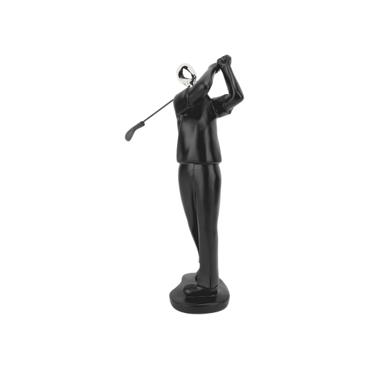 Polo player figurine sculpture for shelves or desks