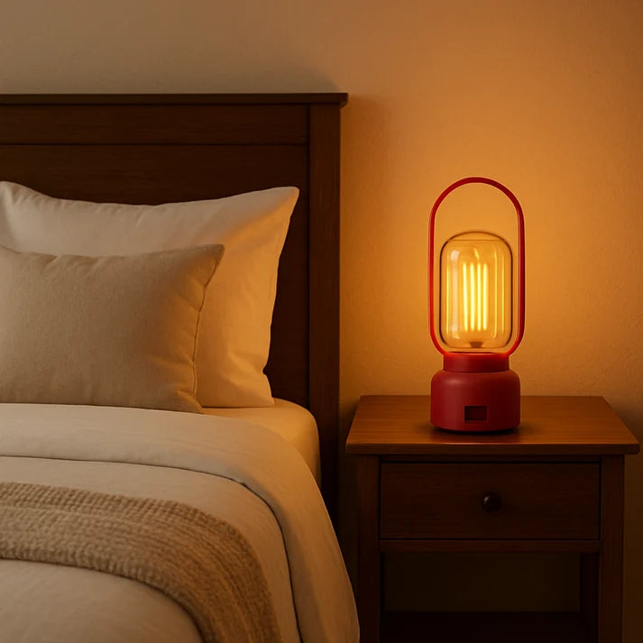Portable LED lantern camping lamp, alternate view