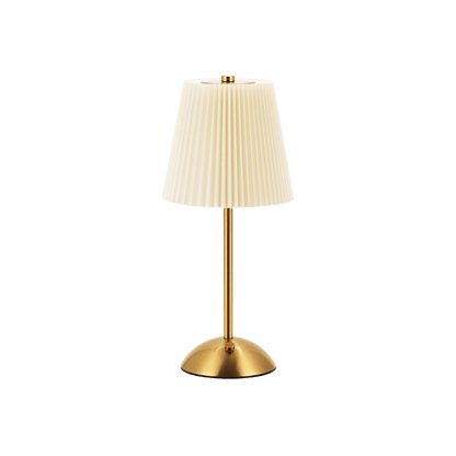 Rechargeable fabric table lamp