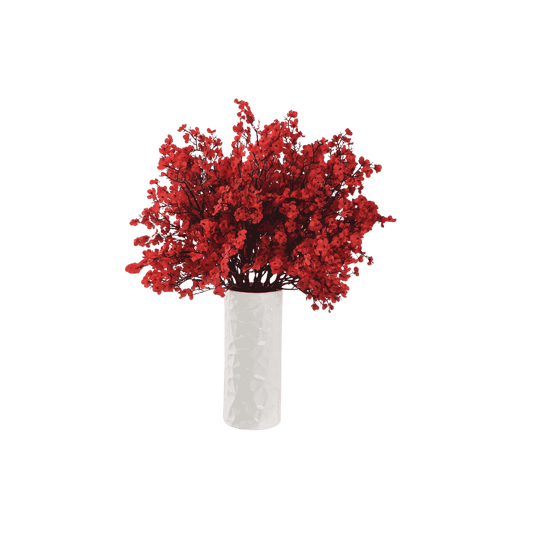 Red baby breath stem for vases and floral arrangements