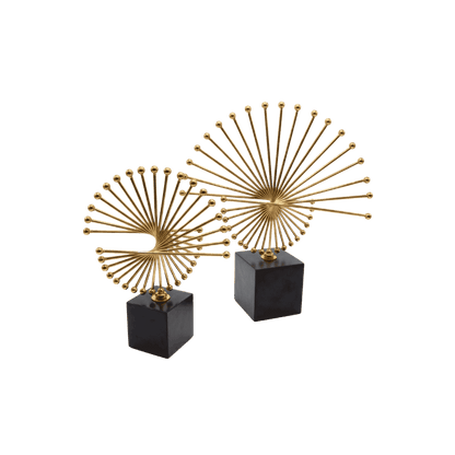 Twisted ornament sculpture for shelves or console display