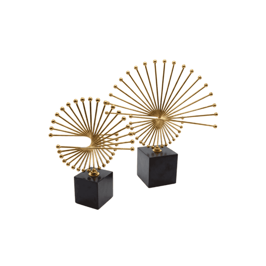 Twisted ornament sculpture for shelves or console display