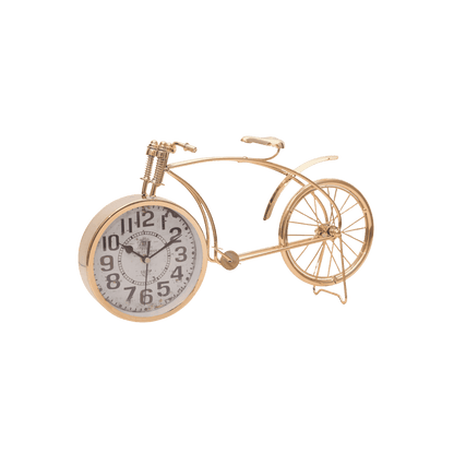 Bicycle-shaped wall clock for living room or hallway