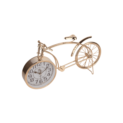 Bicycle wall clock, close-up detail