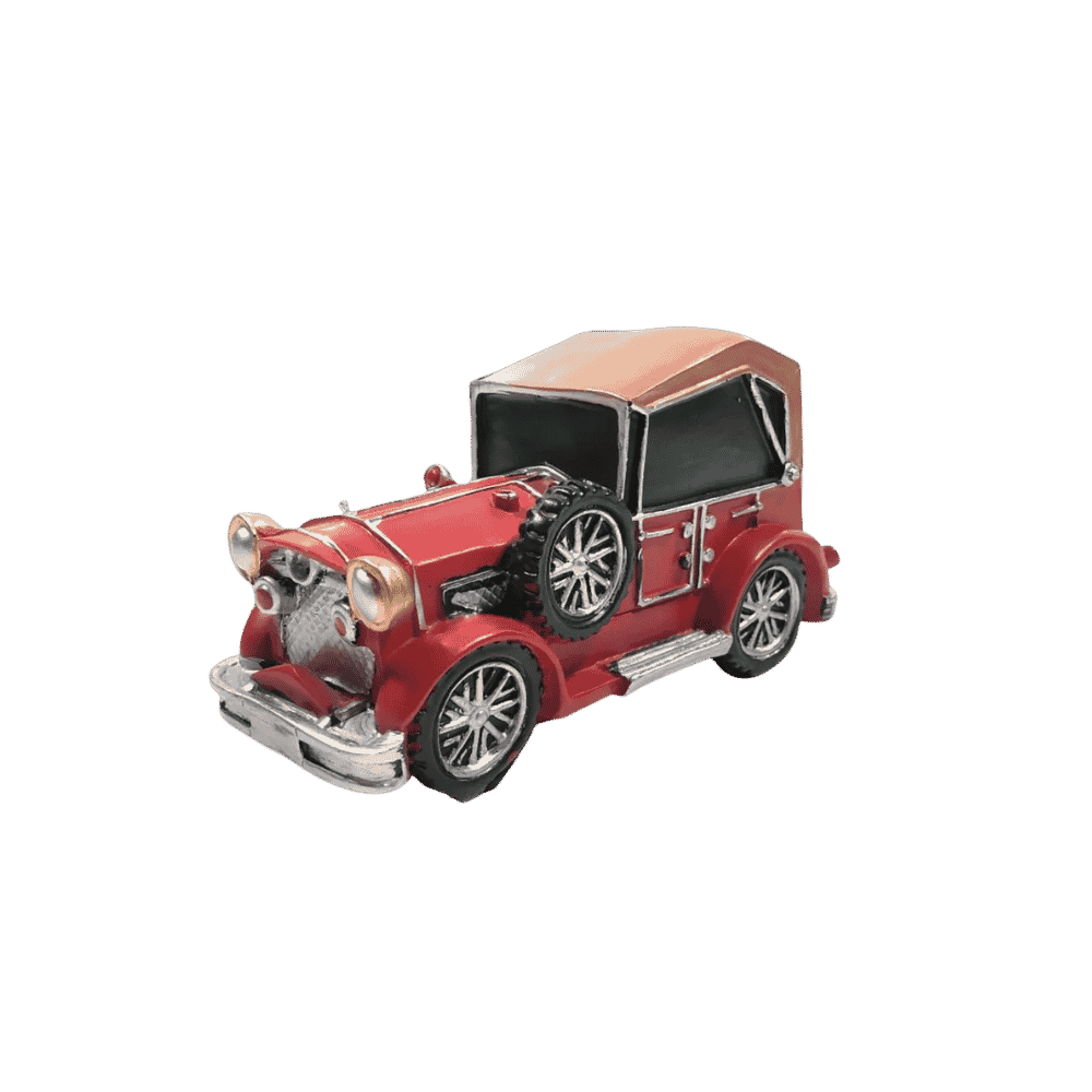 Vintage classic car model for shelf display
