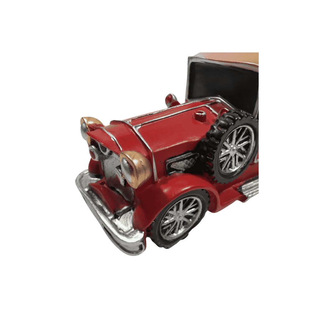 Vintage classic car model, close-up detail