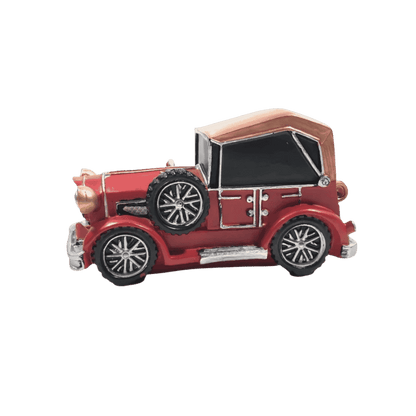 Vintage classic car model styled on a shelf